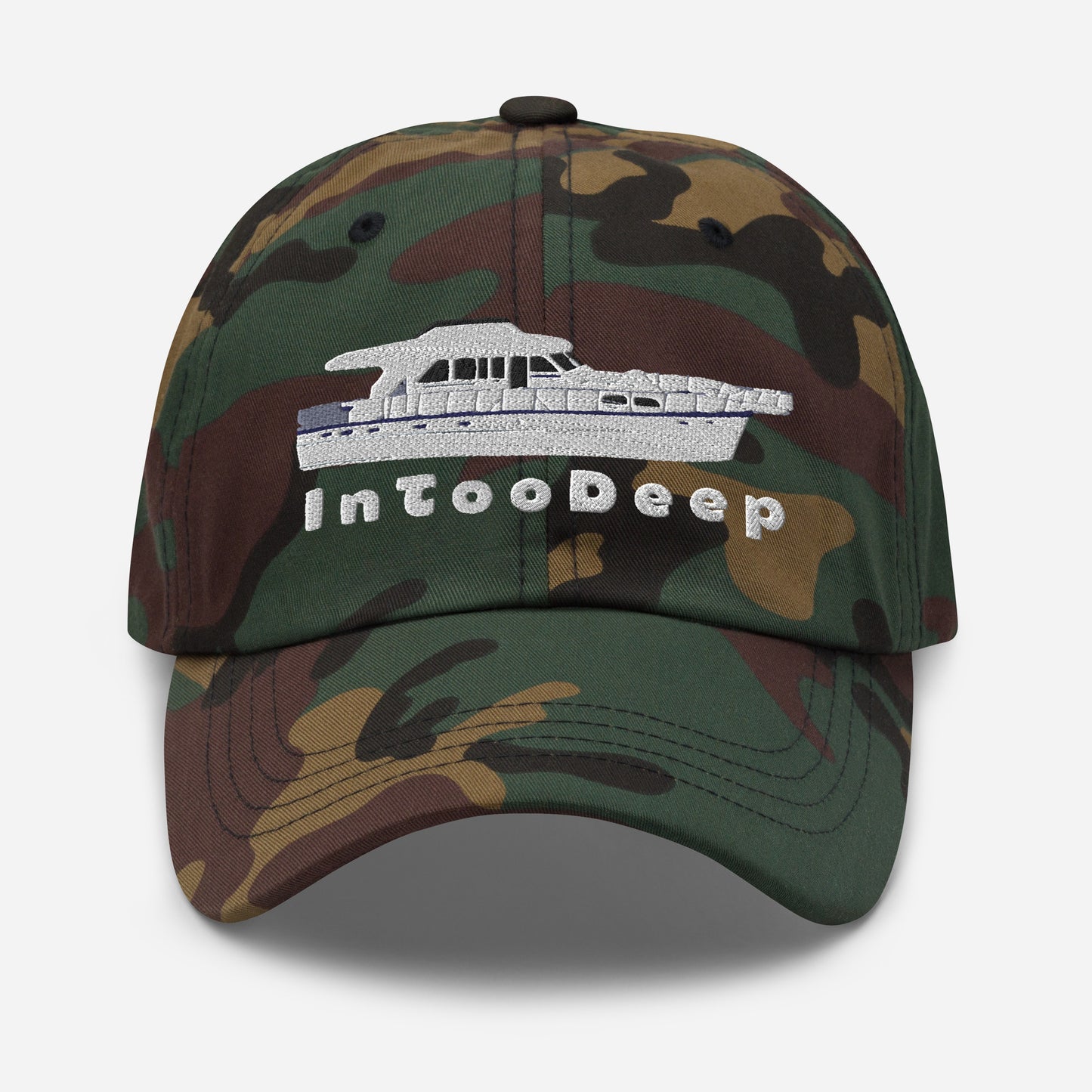 InTooDeep Embroidered Hatteras Dad Hat